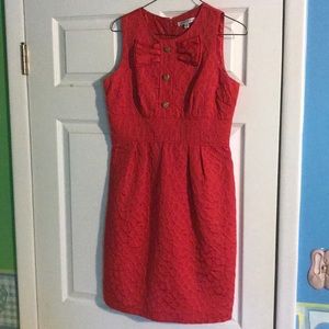 Red Sandra Darren Cocktail Dress